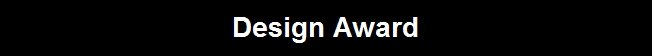 Design Award